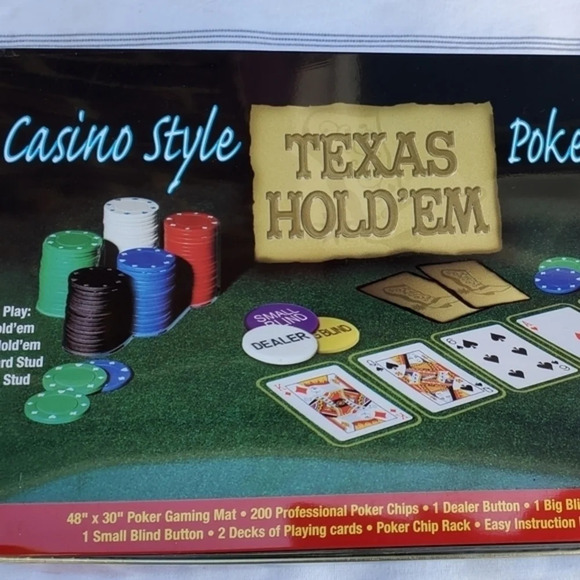 Texas Hold 'Em Poker set NWOT - Picture 6 of 7